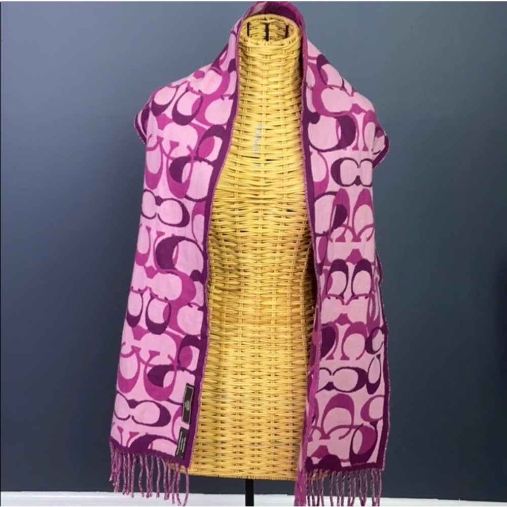 Coach Reversible Scarf - Picture 3 of 4
